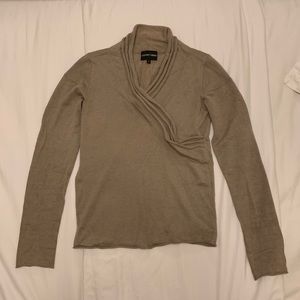 EMPORIO ARMANI Brown Sweater Size 44